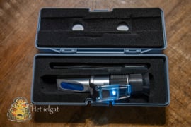 Refractometer LED met Automatische temperatuur correctie in luxe opbergdoos