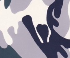 Camouflage Flexfolie 21 cm x 29 cm  ( groen )