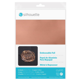 Silhouette Embossable Foil 6 Sheets van 12,7x17,8cm