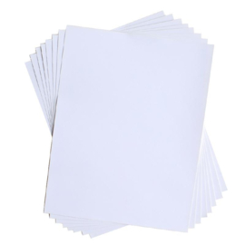 Silhouette Printable White Sticker Paper (8 sheets)