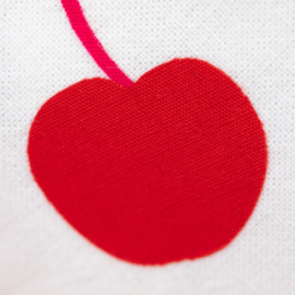 Silhouette Fabric Heat Transfer Red