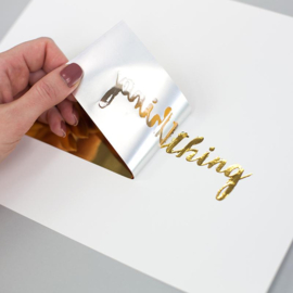 Silhouette Foil Transfer Sheet Gold