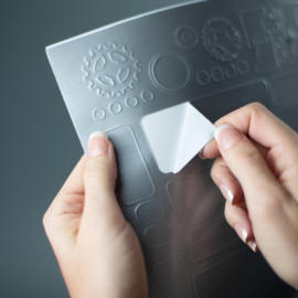 Silhouette Duct Tape Sheets Grey