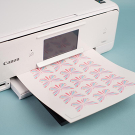 Silhouette Tattoo Paper White