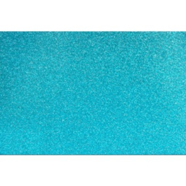 Glitter Fjord Blauw Glossy  1 meter x  30 cm