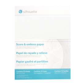 Silhouette Score & Emboss paper  Contains 10 sheet (30,4x27,9cm)