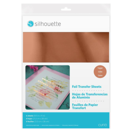 Silhouette Foil Transfer Sheet Copper