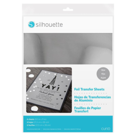 Silhouette Foil Transfer Sheets Silver