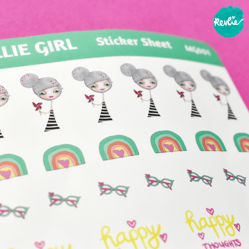 Stickersheet Millie Girl 001