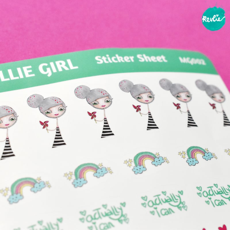 Stickersheet Millie Girl 002
