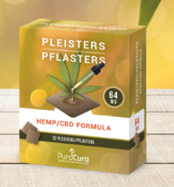 HEMP / CBD Pleisters - 64mg - 32 pleisters