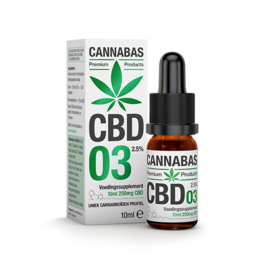 CBD olie - 10 ml - 2,5%