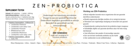 ZEN - Probiotica - pot met 180 tabletten voor 6 maanden!