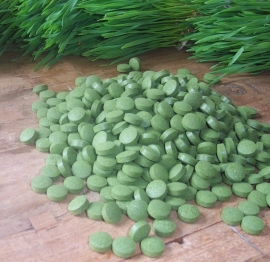 ZEN -Tarwegras - normale pot met 300 tabletten a 500 mg - 150 gram inhoud - kuur voor 1 maand