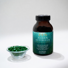 ZEN - AlgenSuperieur - 1/3 ZEN-Chlorella + 1/3 ZEN-Spirulina + 1/3 Schizochytrium sp. - grote pot met 1500 tabletjes a 200 mg