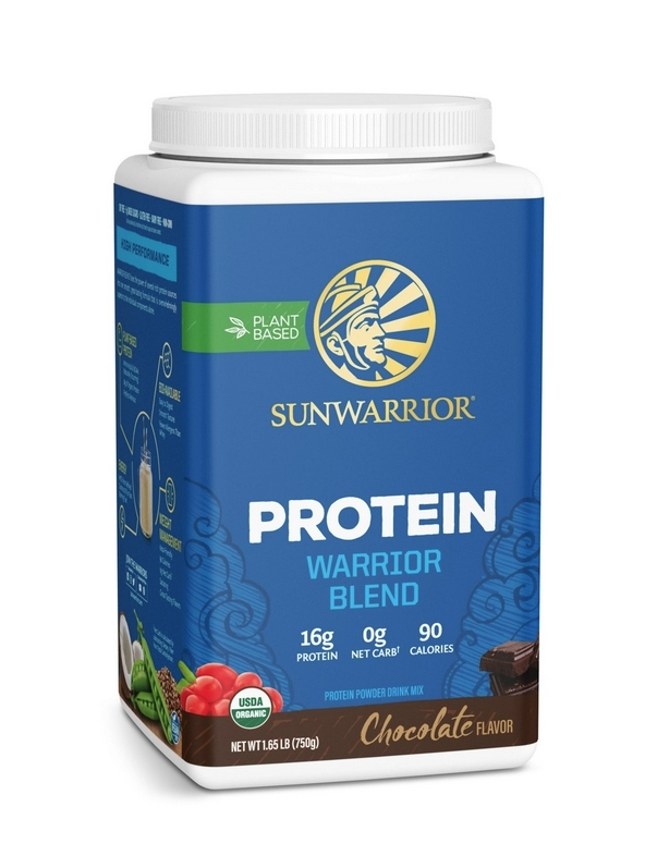 Sunwarrior Classic Plus Biologische Proteïne Chocolade 750 Gram