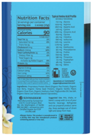 Sunwarrior Warrior Blend Biologische Proteïne Vanille 750 Gram