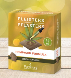 HEMP / CBD Pleisters - 32mg - 32 pleisters