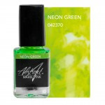 neon green marble ink