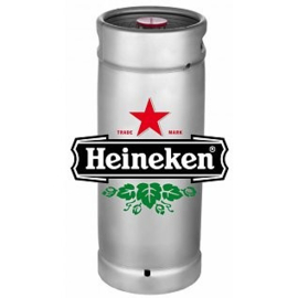 Biervat 20 liter Heineken