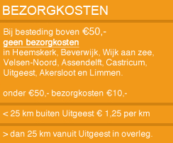 't Partyrijk | Partyverhuur | Bezorgkosten | Heemskerk, Beverwijk, Castricum, Uitgeest