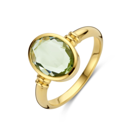 Gouden ring met amethist U971