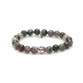 Karma XL armband Greenish Grey Buddha 86927