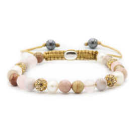 Karma XS armband Spiral Soft Pearls 83608