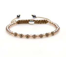 Karma XXS armband Spiral Golden Brown 84059
