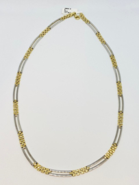 Gouden bicolor collier