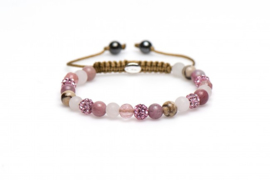 Karma XS armband Spiral Pink Rose 83211