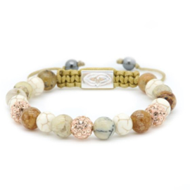 Karma M armband Spiral Macaroon 85346