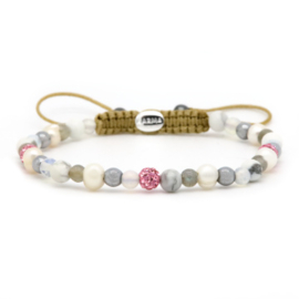 Karma XXS armband Spiral Icy Pink 84538