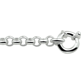 Zilveren collier U1065