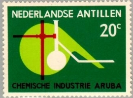 ANTILLEN 1963 NVPH SERIE 344 CHEMIE CHEMISTRY