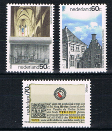 NEDERLAND 1986 NVPH 1355-57 ++ UTRECHT KERK CHURCH
