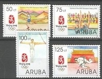 ARUBA 2008 NVPH SERIE 396 OLYMPISCHE SPELEN BEIJING