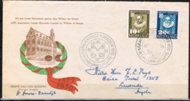 NEDERLAND 1950 FDC E3 GESLOTEN KLEP