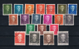 NEDERLAND 1949 NVPH 518-537 EN FACE GEBRUIKT ++ D(A) 001