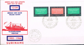 SURINAME  NVPH FDC E 42eb speciaal catalogus