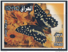 IRAQ 2006 VLINDERS BUTTERFLIES PAPILLONS ++ M(DA IV)
