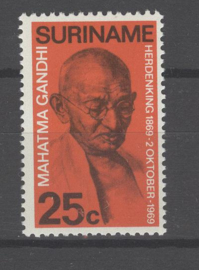 SURINAME POSTFRIS NVPH 519 GANDHI