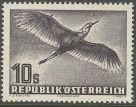 OOSTENRIJK 1950 ANK 972 VOGELS BIRDS