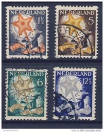 NEDERLAND 1933 NVPH R 98-101 GESTEMPELD ++ 267