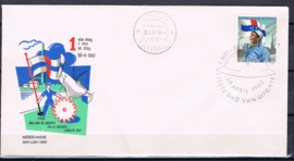 ANTILLEN 1960 FDC E 15C OPEN