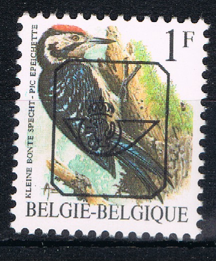 VOGELS Type " Buzin " Voorafgestempeld. Gom P6 Groen (OBP) ++ D(B) 215