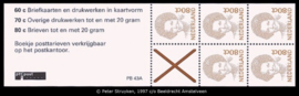 POSTZEGELBOEKJE PZB PB 43A POSTFRIS ++ A