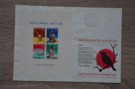 ANTILLEN 1962 FDC E 21JB OPEN