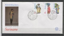 REP. SURINAME ZBL FDC E039AB KLEDERDRACHTEN