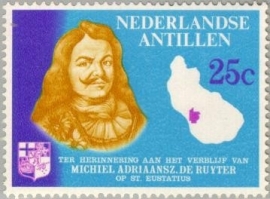 ANTILLEN 1966 NVPH SERIE 371 MICHIEL DE RUYTER